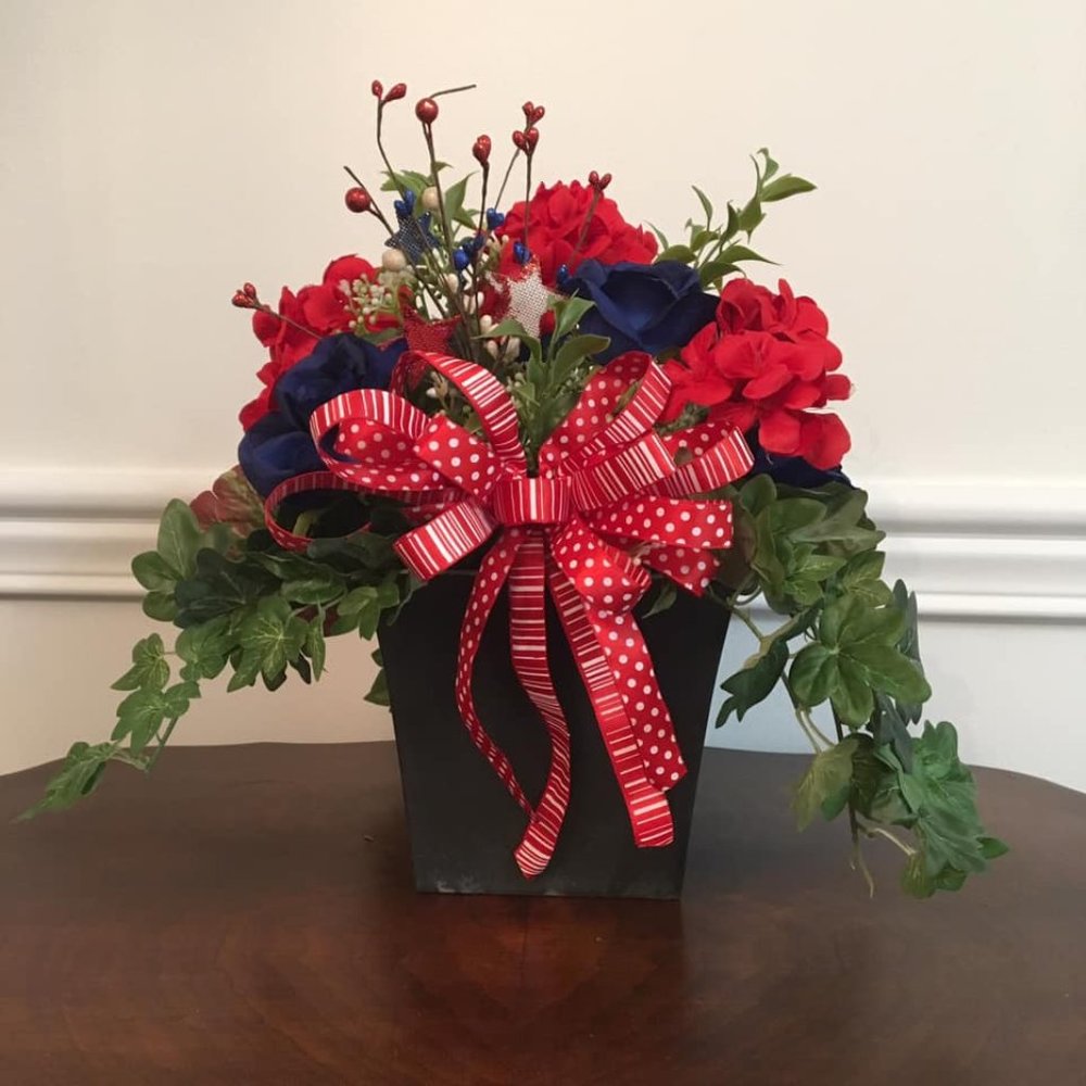 Patriotic Floral Arrangement/Centerpiece